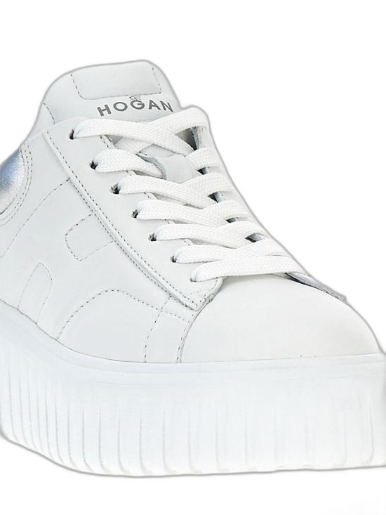 26SS 호간 H-스트라이프 스니커즈 HXW6450FC60KU00351 White - HOGAN