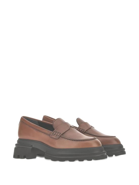 25FW 호간 로퍼 HXW6740FM5IKXTS003 Brown - HOGAN