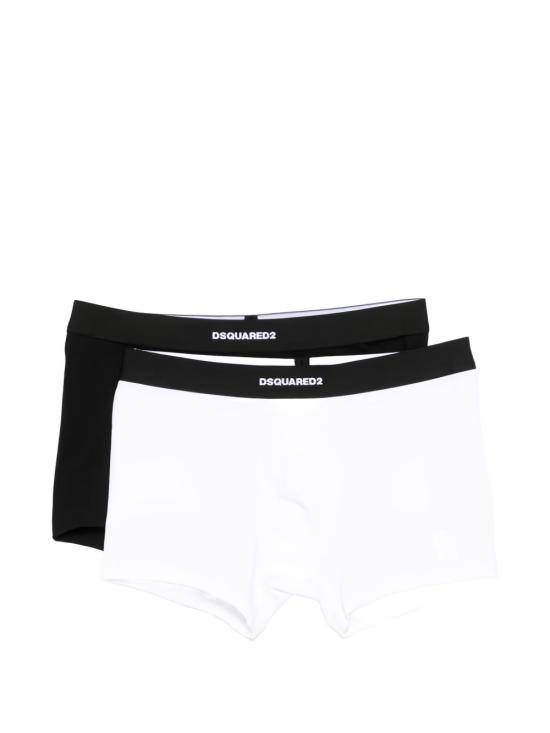 26SS 디스퀘어드2 팬티 DCX210070010 BLACK WHITE - DSQUARED2
