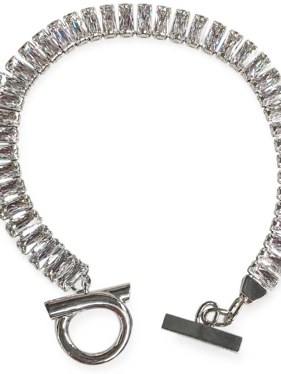 26FW 살바토레 페라가모 팔찌 795175761006OROCRYSTAL Silver - SALVATORE FERRAGAMO