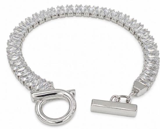 26FW 살바토레 페라가모 팔찌 795175761006OROCRYSTAL Silver