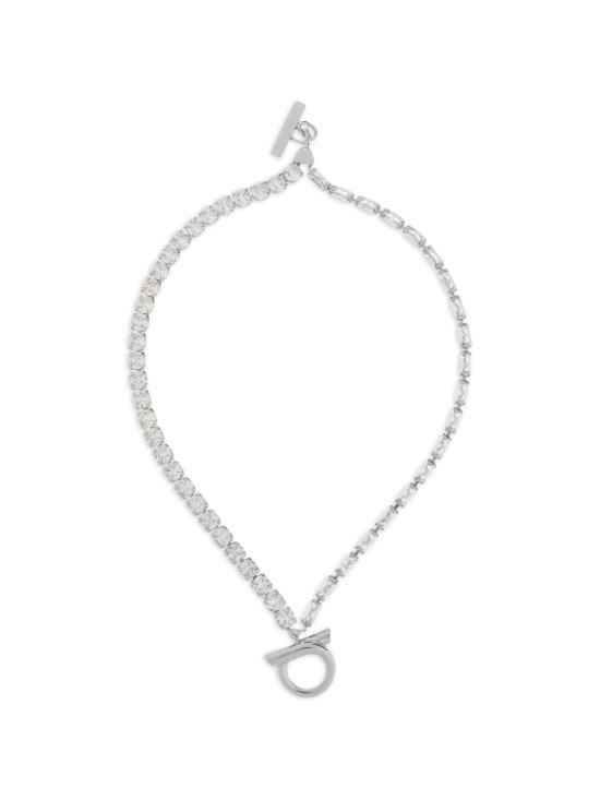 26FW 살바토레 페라가모 목걸이/팬던트 795181761007PLDCRYSTAL Silver