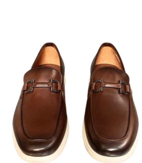 26FW 살바토레 페라가모 로퍼 774494028298TMORO Brown - SALVATORE FERRAGAMO