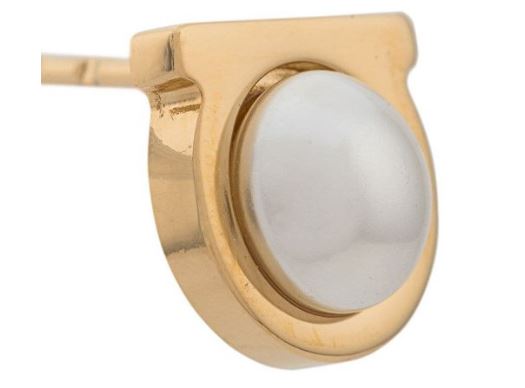 26FW 살바토레 페라가모 이어링 696454760121PERLACREAM Gold - SALVATORE FERRAGAMO