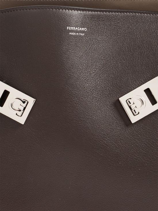 26FW 살바토레 페라가모 토트백 795204219816TESTADIMORO Brown - SALVATORE FERRAGAMO