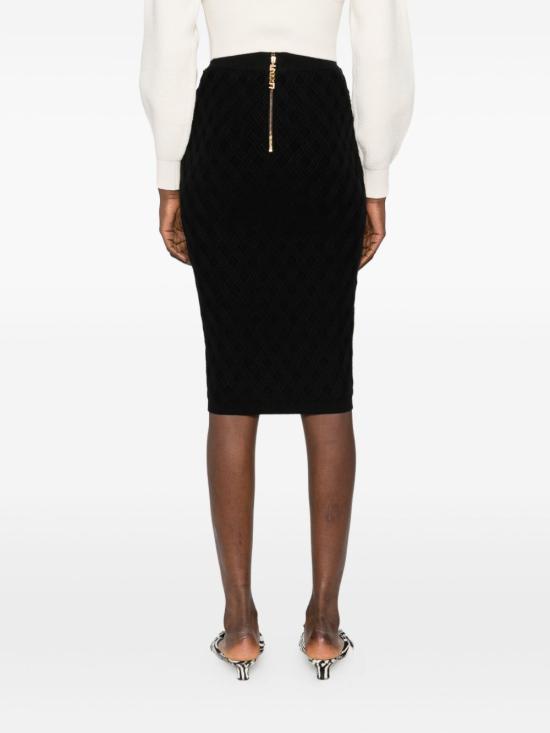 25FW 엘리자베타프랜치 롱 스커트 GK20B56E2110 NERO - ELISABETTA FRANCHI