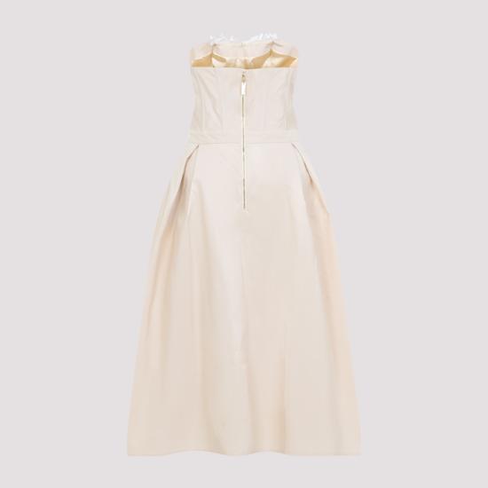 26SS 엘리자베타프랜치 미디 원피스 AB94262E2045 CREMA - ELISABETTA FRANCHI
