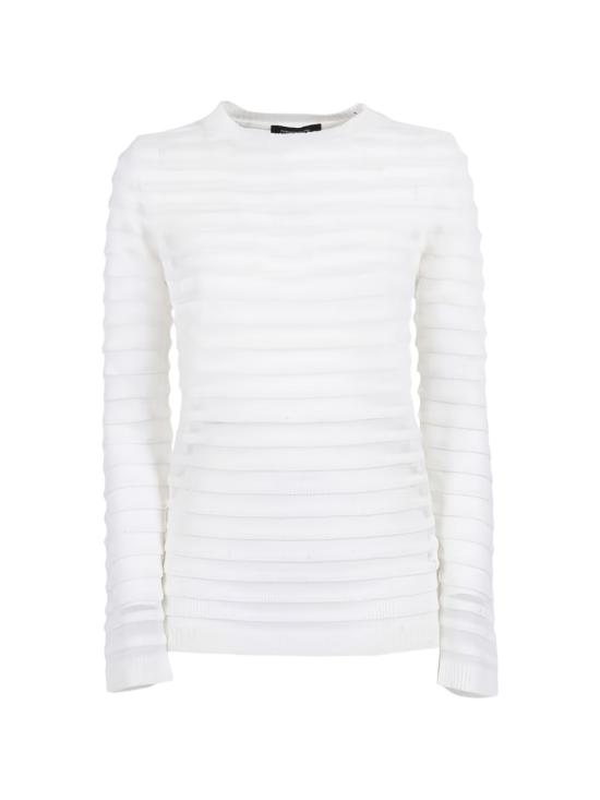 26SS 파비아나 필리피 스웨터 MAD266F102L7680142 White - FABIANA FILIPPI