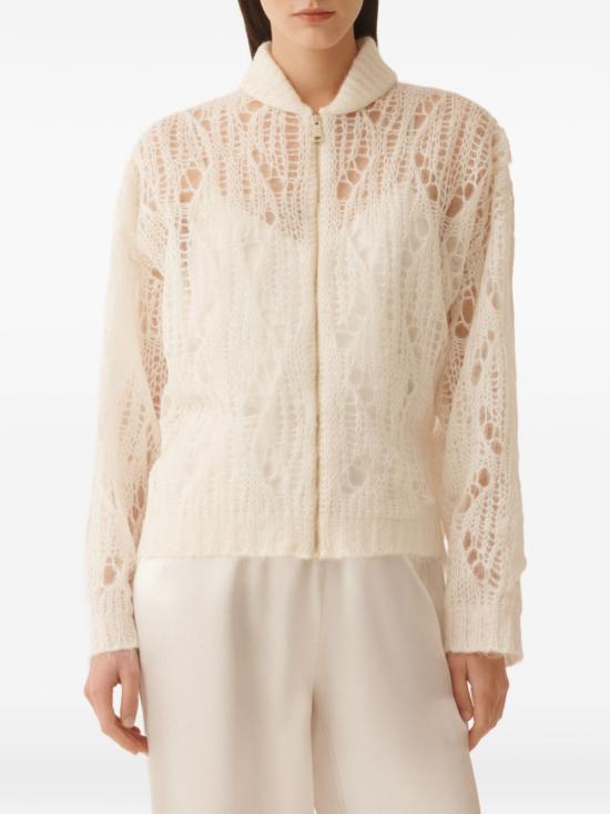 26SS 파비아나 필리피 스웨터 MAD266F123L77625 White - FABIANA FILIPPI