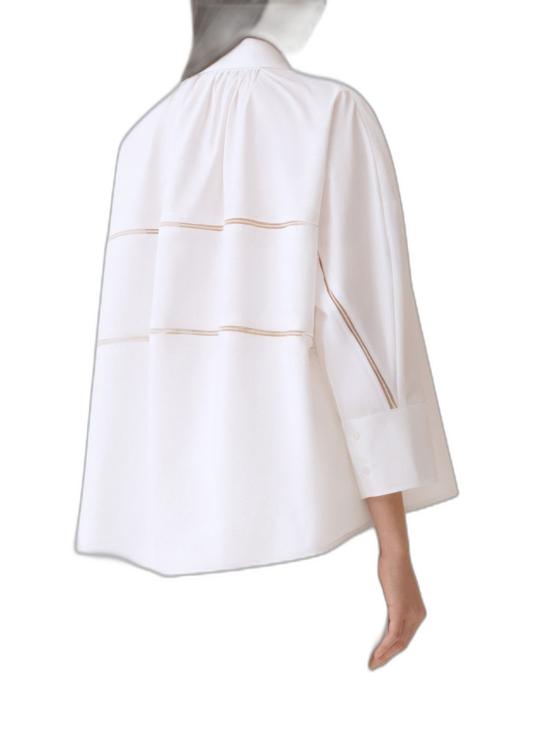 26SS 파비아나 필리피 셔츠 CAD266F309L58221 White - FABIANA FILIPPI
