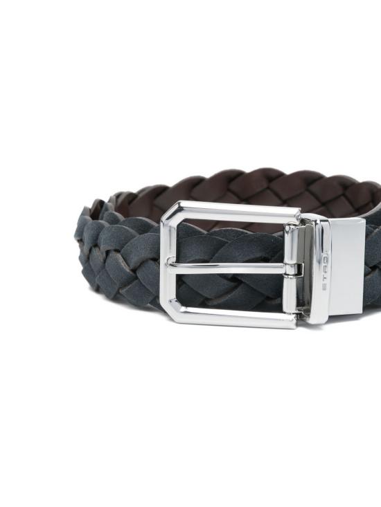26SS 에트로 가죽 벨트 MP3C0002AE326B0065 Dark blue - ETRO