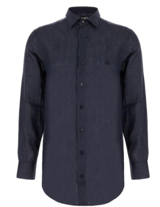 26SS 에트로 긴팔 셔츠 MRIB000299TU3F3B0339 Navy blue - ETRO