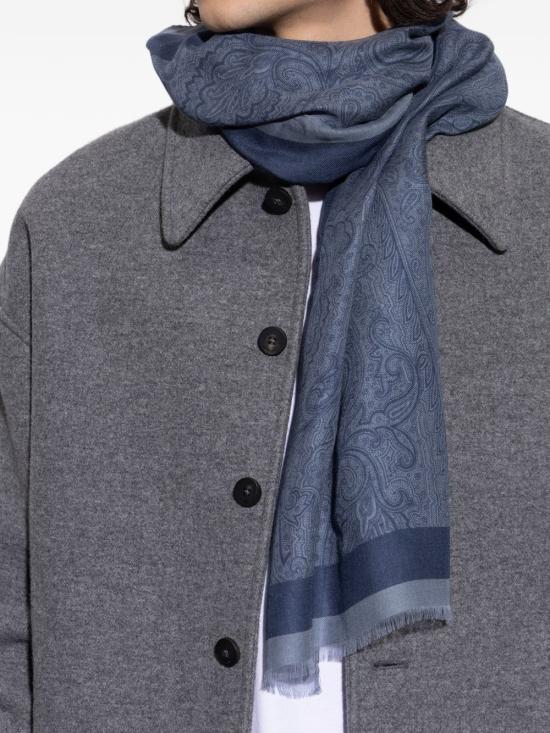 26SS 에트로 머플러/스카프 MATA0038AV917B0959 Navy blue - ETRO
