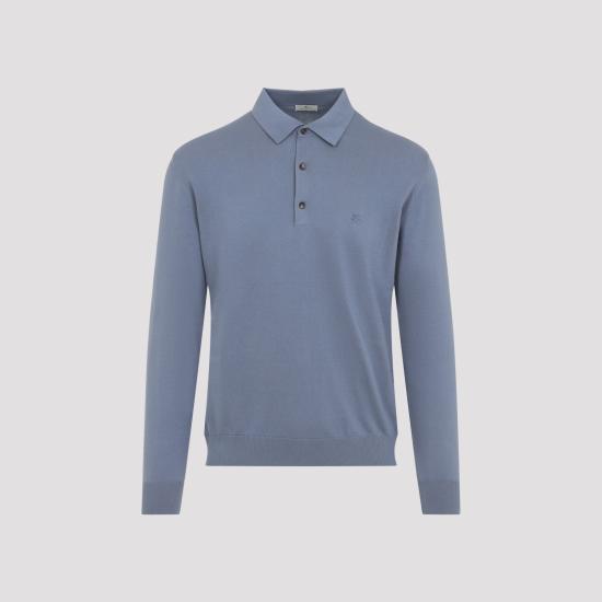 26SS 에트로 폴로 티셔츠 MRKF0028AQ408B0068 Blue - ETRO