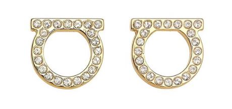 26FW 살바토레 페라가모 이어링 696573760122CRYSTAL Gold