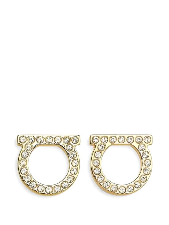 26FW 살바토레 페라가모 이어링 696573760122CRYSTAL Gold - SALVATORE FERRAGAMO