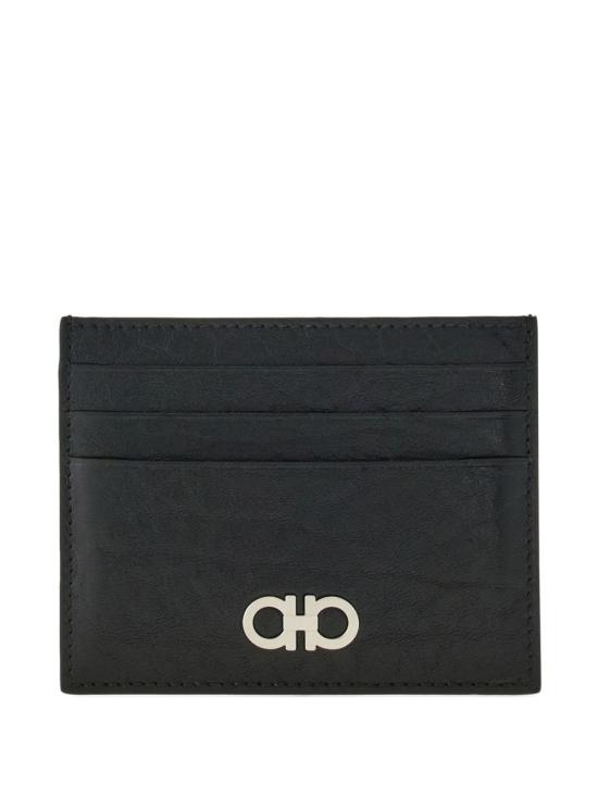 26SS 살바토레 페라가모 간치니 크레딧 카드 홀더 661749788738NERO - SALVATORE FERRAGAMO