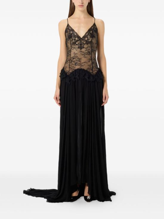 26SS 블루마린 미디 원피스 P644A426AN0990 BLACK - BLUMARINE