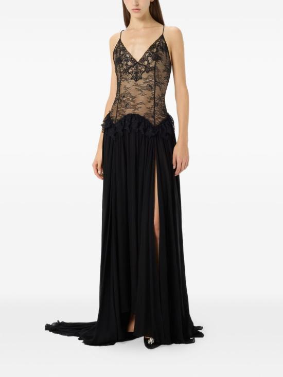 26SS 블루마린 미디 원피스 P644A426AN0990 BLACK - BLUMARINE