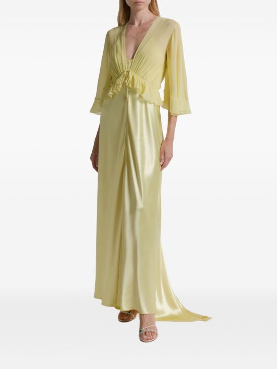 26SS 알베르타 페레티 미디 원피스 261U040616270024 GIALLO - ALBERTA FERRETTI