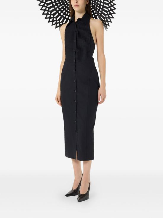 26SS 블루마린 미디 원피스 P622A817AN0990 BLACK - BLUMARINE