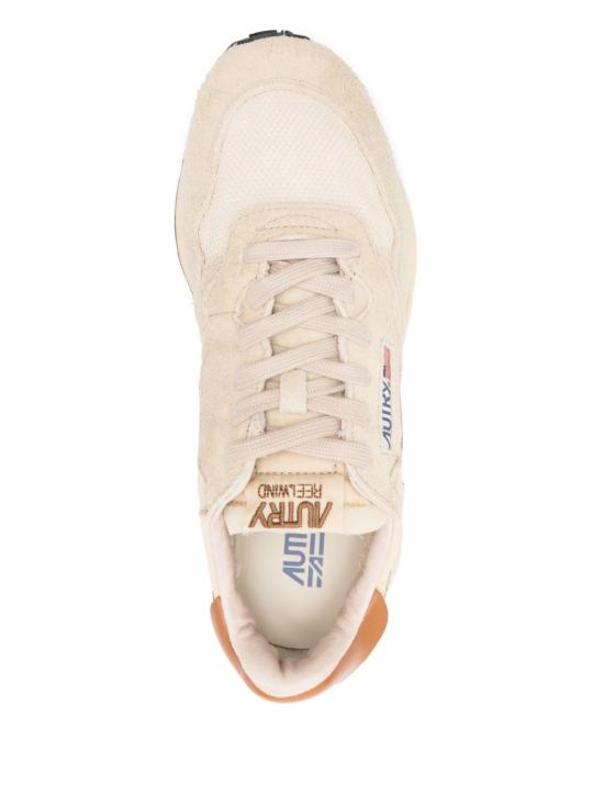 26SS 오트리 릴윈드 로우 나일론 스웨이드 스니커즈 WWLMUT10ECRU Beige - AUTRY