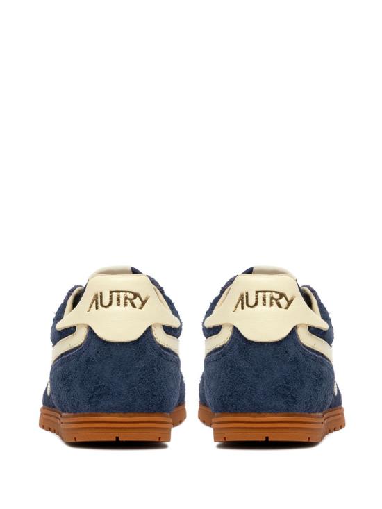 26SS 오트리 윈드스핀 스웨이드 레더 스니커즈 WSLMUB28BLUERUT Navy blue - AUTRY