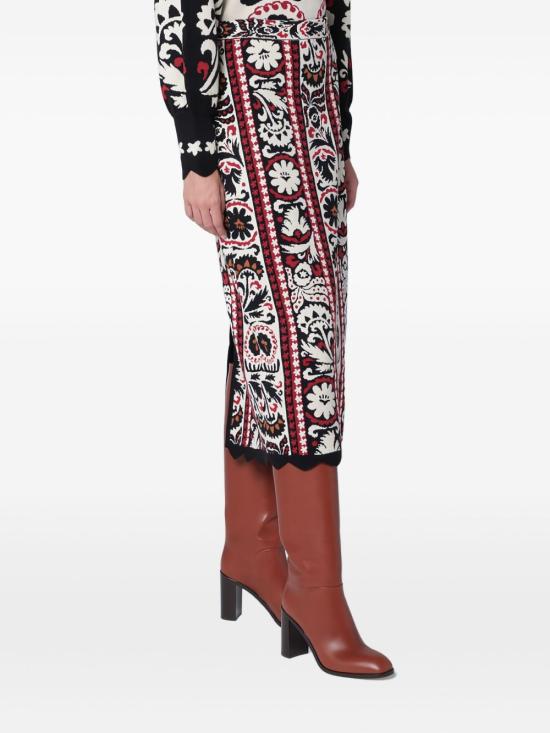 25FW 팜 리오 롱 스커트 34091325122 Patterned - FARM RIO