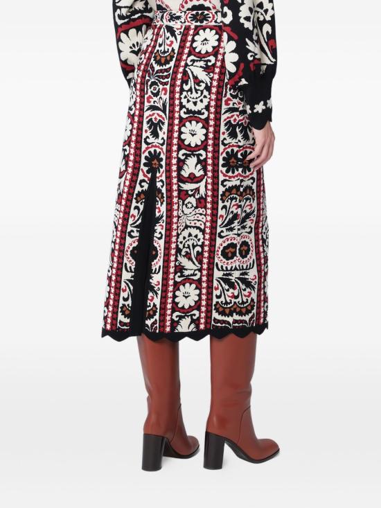 25FW 팜 리오 롱 스커트 34091325122 Patterned - FARM RIO