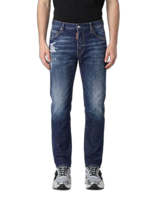 26SS 디스퀘어드2 스트레이트 팬츠 S71LB1718D30010470 Blue