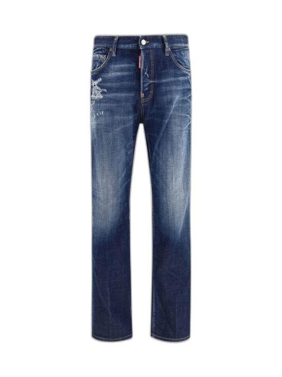 26SS 디스퀘어드2 스트레이트 팬츠 S71LB1718D30010470 Blue - DSQUARED2
