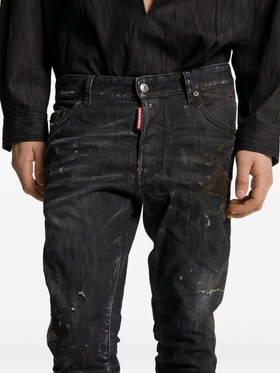 25FW 디스퀘어드2 데님 팬츠 S71LB1666S30357900 Black - DSQUARED2