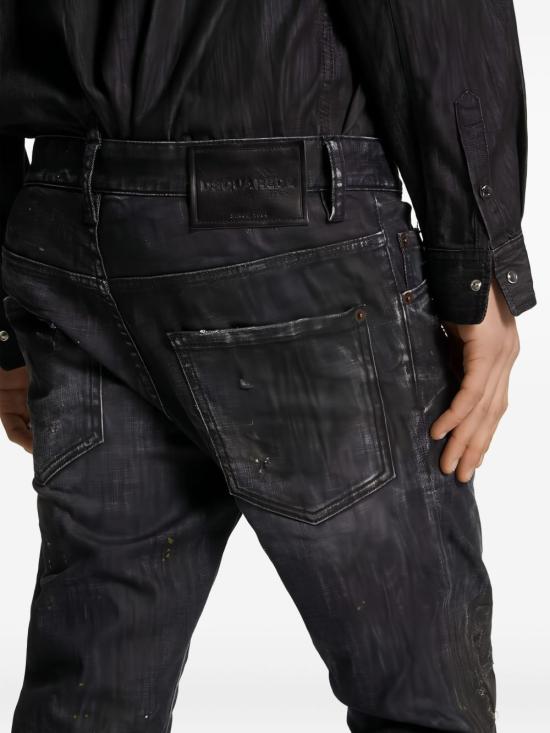 25FW 디스퀘어드2 데님 팬츠 S71LB1666S30357900 Black - DSQUARED2