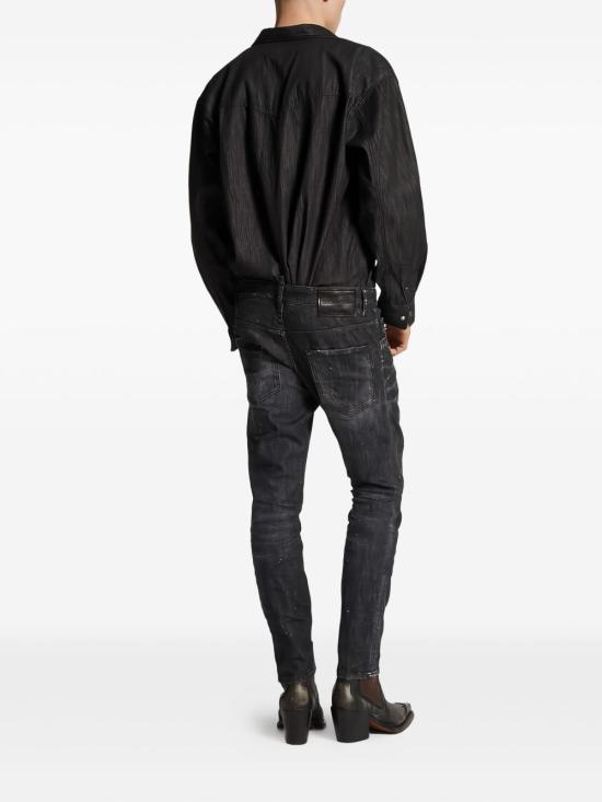 25FW 디스퀘어드2 데님 팬츠 S71LB1666S30357900 Black - DSQUARED2