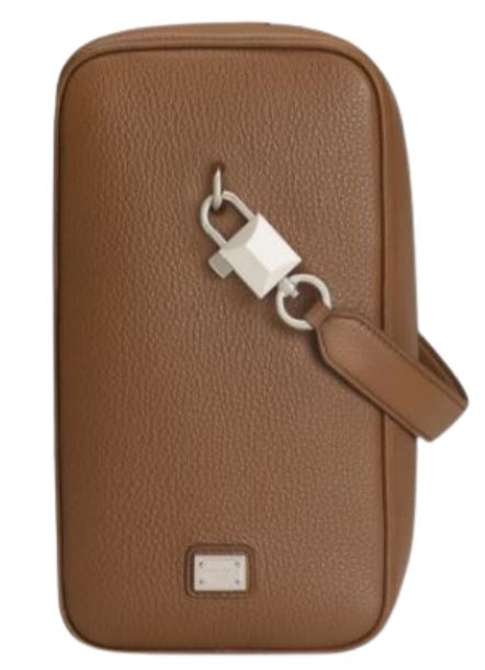26FW 돌체앤가바나 Lock calfskin 핸드백 BM2449A037080999 NERO