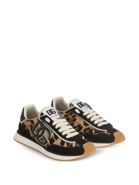 26SS 돌체앤가바나 DG 쿠션 레더 스니커즈 CK2288A6B1189738 LEO NERO - DOLCE & GABBANA