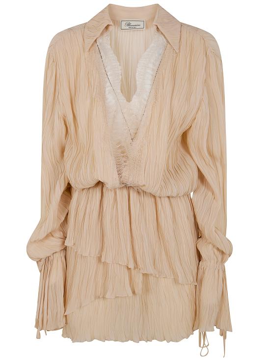 26SS 블루마린 미디 원피스 P622A771AN0817 AMBERLIGHT - BLUMARINE