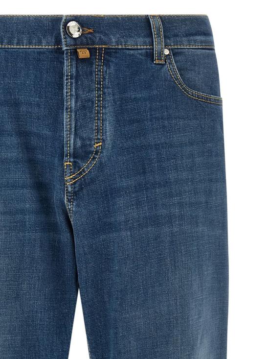 26SS 야콥코헨 스트레이트 팬츠 JUMQE031034S3736V1200D MEDIUM BLUE - JACOB COHËN