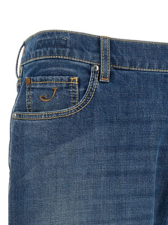 26SS 야콥코헨 스트레이트 팬츠 JUMQE031034S3736V1200D MEDIUM BLUE - JACOB COHËN