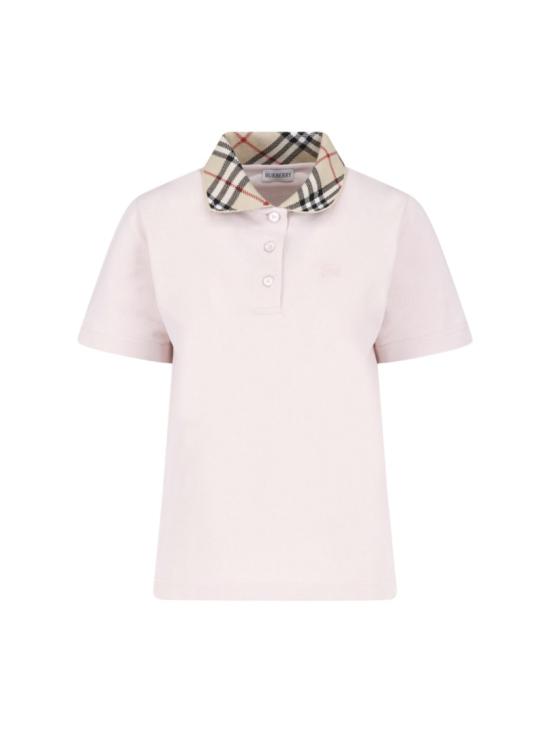26FW 버버리 폴로 티셔츠 8130334C2989 Pink