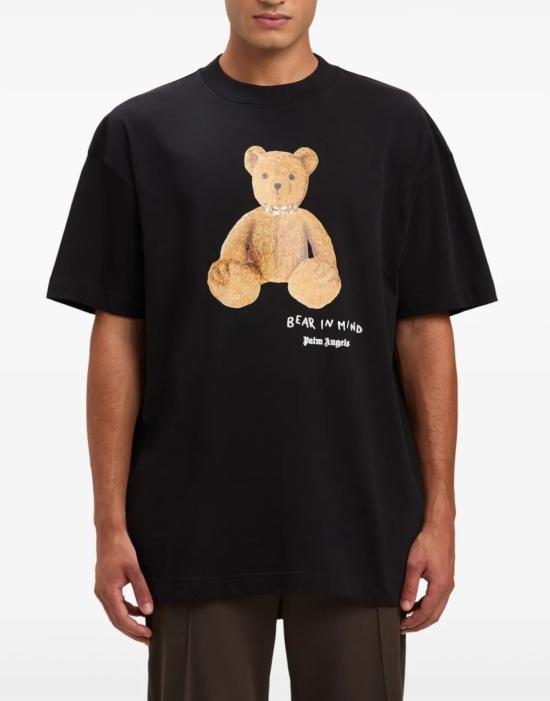 26SS 팜앤젤스 반팔 티셔츠 PMAA001S25JER0051060 Black - PALM ANGELS