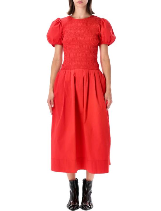 26FW 가니 롱 원피스 A10305461074206P Red