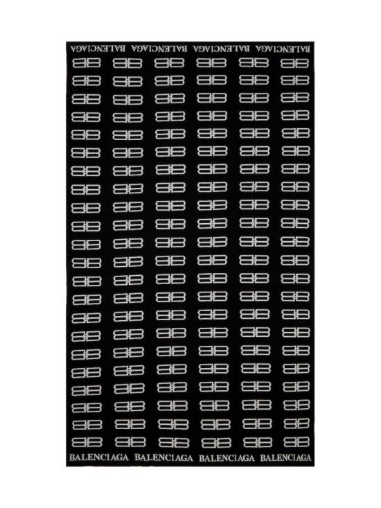 25FW 발렌시아가 머플러/스카프 7192294C6B81077 Black