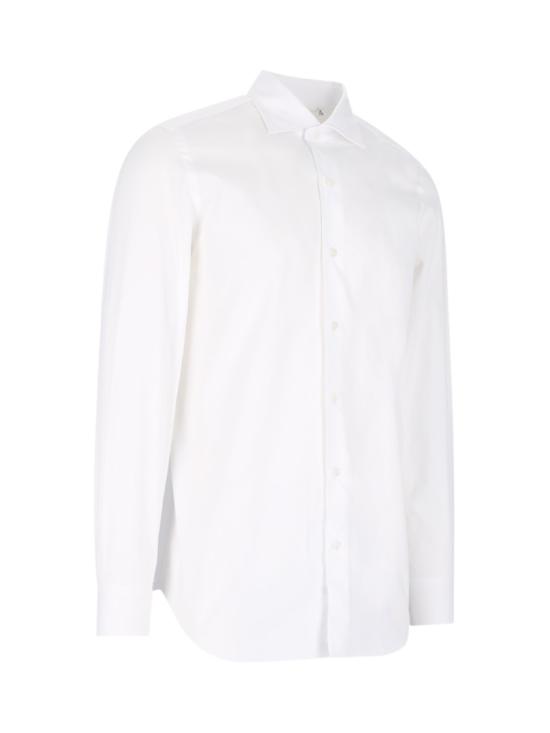 26FW 피나모레 긴팔 셔츠 C0217 MILANO ZANTE01 White - FINAMORE