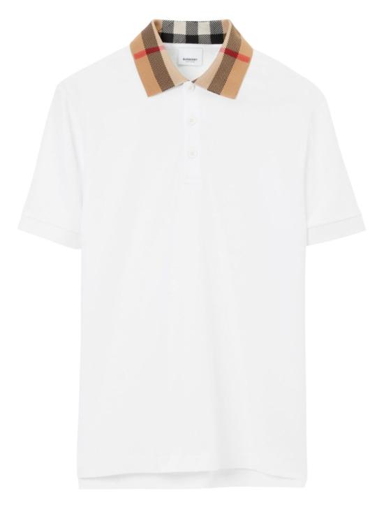 26SS 버버리 코튼 폴로 셔츠 8071621A1464 White