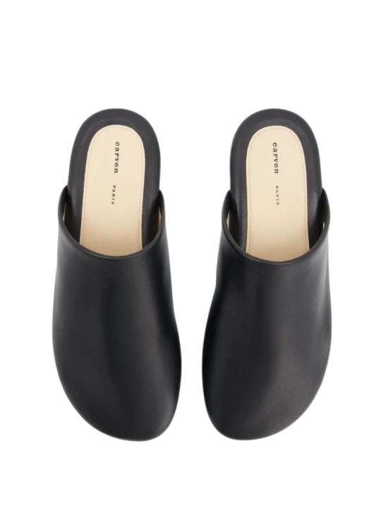 25FW 까르벵 뮬/슬리퍼 6252161185DEEPBLACK - CARVEN