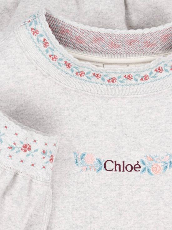 26FW 끌로에 긴팔 티셔츠 26AJH2308101N Grey - CHLOE
