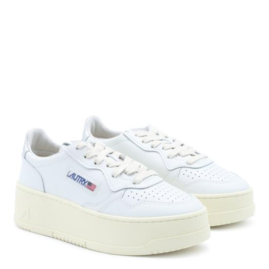 26FW 오트리 메달리스트 플랫폼 스니커즈 PTLWLL05 White - AUTRY