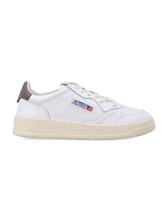 26FW 오트리 메달리스트 로우 레더 스니커즈 AULWLL28WC White