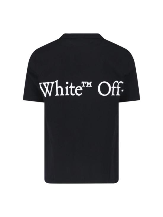 26FW 오프화이트 반팔 티셔츠 44MAA16MF26J00G001BLACK - OFF WHITE